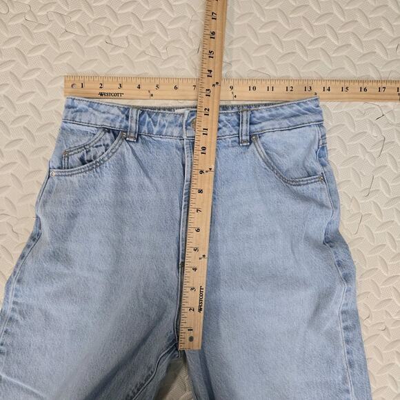 Rolla's Jeans Womens 27 Heide High Rise Loose Straight Light Wash Organic Cotton - Picture 9 of 12